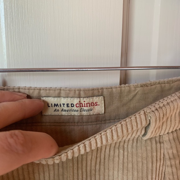 CORDUROY A LINE MINI SKIRT Y2K TAN - Picture 3 of 6